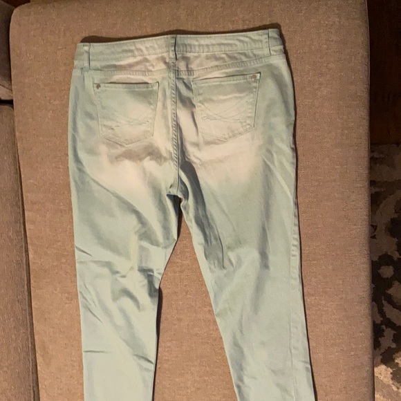 Teal Vera Wang Ankle Pants - Picture 4 of 4